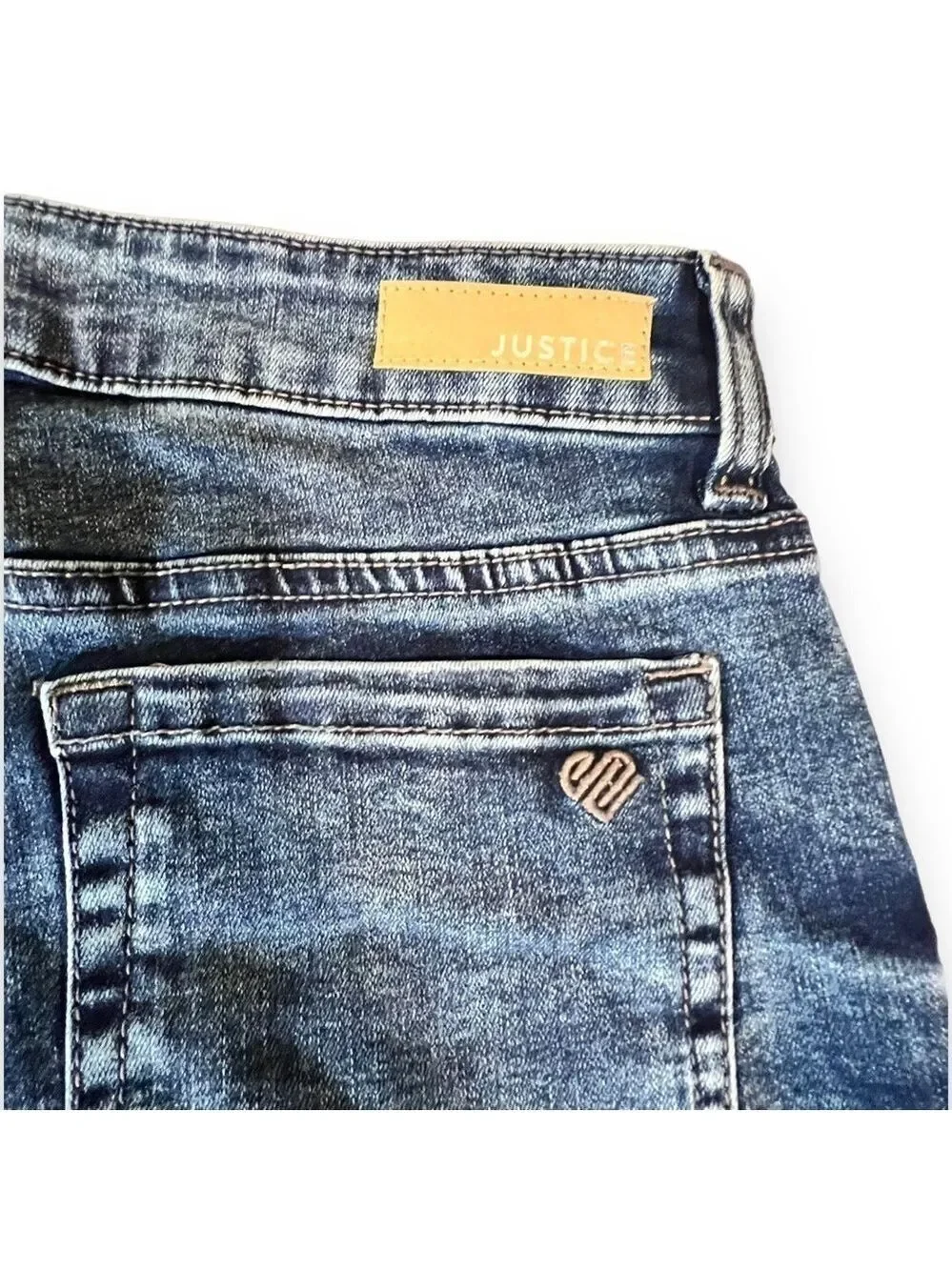 JUSTICE Girls Girlfriend Jeans Dark Wash Size 14